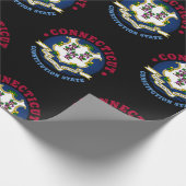 CONNECTICUT CONSTITUTION STATE FLAG CADEAUPAPIER (Hoek)
