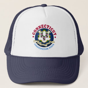 CONNECTICUT CONSTITUTION STATE FLAG TRUCKER PET