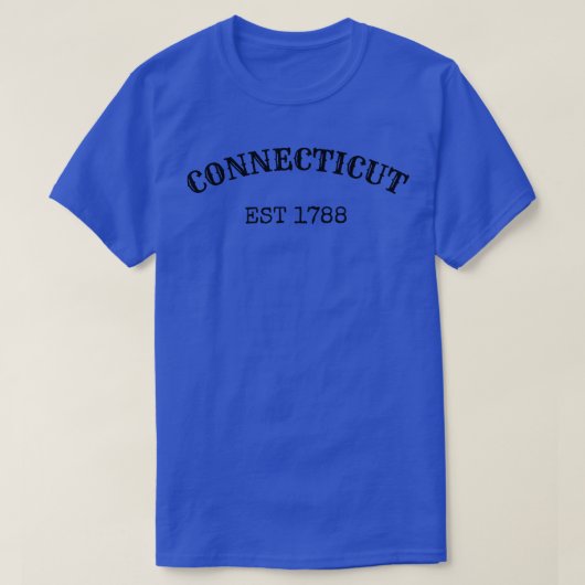 Connecticut Est 1788 TShirt (Design voorkant)