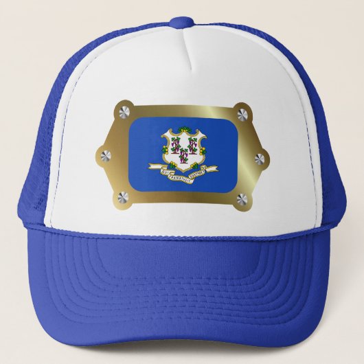 Connecticut Framed Flag Pet (Voorkant)