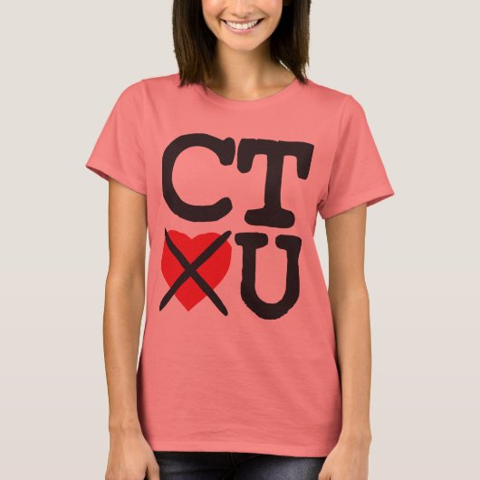 Connecticut haat u t-shirt (Voorkant)