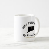 Connecticut Home Sweet Home Famille Monogramme Mug (Devant droit)