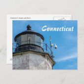 Connecticut Lighthouse Afbeelding Kaarten (Voorkant / Achterkant)