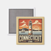 Connecticut Magneet (Voorkant / Achterkant)
