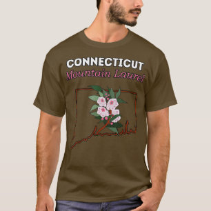 CONNECTICUT Mountain Laurel Flower Cft T-shirt