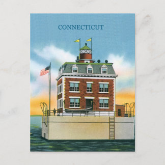 Connecticut New London Ledge Light Briefkaart