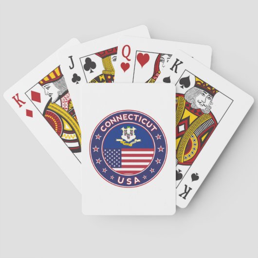 Connecticut Pokerkaarten (Achterkant)