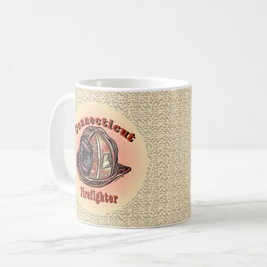 Connecticut Pompier mug (Devant gauche)
