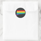 connecticut pride. ronde sticker (Tas)