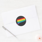 connecticut pride. ronde sticker (Envelop)
