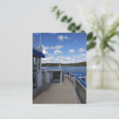 Connecticut rivier vanaf rivierboot briefkaart (Staand voorkant)