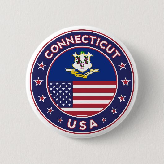 Connecticut Ronde Button 5,7 Cm (Voorkant)