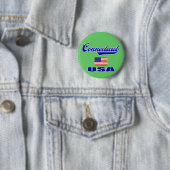 Connecticut-script Ronde Button 5,7 Cm (In situ)