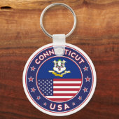 Connecticut Sleutelhanger (Voorkant)