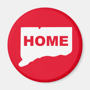 Connecticut-startpunt ver van State Fridge Magnet Magneet