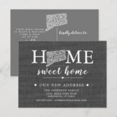 CONNECTICUT State Moving Announcement Post Kaart (Voorkant / Achterkant)