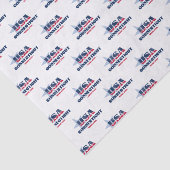 Connecticut State Pride Tissue Paper Tissuepapier (Detail)