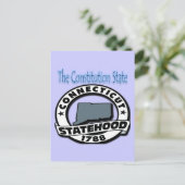 Connecticut-status 1788 briefkaart (Staand voorkant)