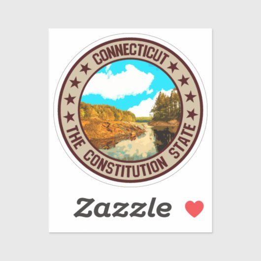 Connecticut Sticker (Vel)