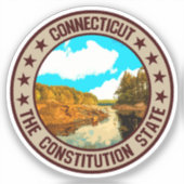 Connecticut Sticker (Voorkant)