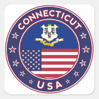 Connecticut sticker, Verenigde Staten