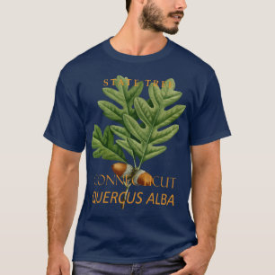 Connecticut Territory Boom De Witte Eik T-shirt