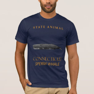 Connecticut Territory Dier Physeter macrocephalu T-shirt