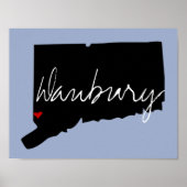 Connecticut Town Poster (Voorkant)
