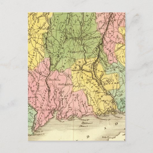 Connecticut US Briefkaart (Voorkant)