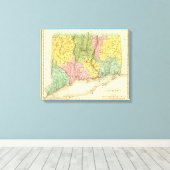 Connecticut US Canvas Afdruk (Insitu (Houten vloer))