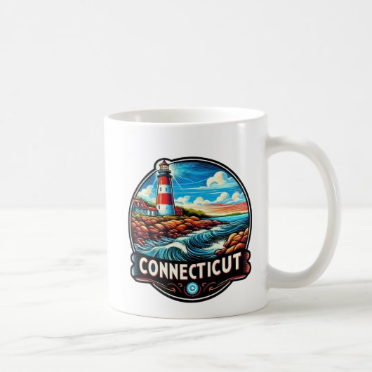 Connecticut USA Koffiemok (Rechts)