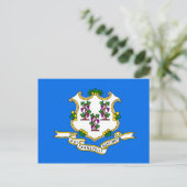 Connecticut-vlag Briefkaart (Staand voorkant)