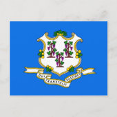 Connecticut-vlag Briefkaart (Voorkant)