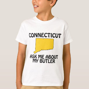 Connecticut - Vraag me naar mijn Butler T-shirt