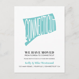CONNECTICUT We hebben Nieuw adres Nieuw startpunt  Briefkaart
