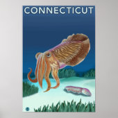 ConnecticutCuttlefish Scene Poster (Voorkant)