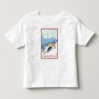 ConnecticutDownhill Skier Scene