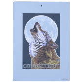 ConnecticutHowling Wolf Klembord (Achterkant)