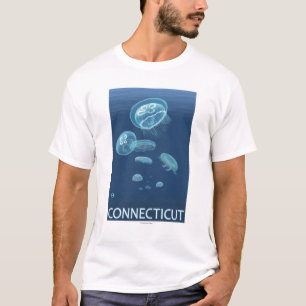 ConnecticutJellyfish Scene T-shirt