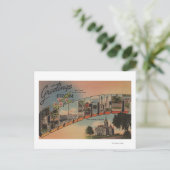 ConnecticutLarge Letter ScenesConnecticut Briefkaart (Staand voorkant)