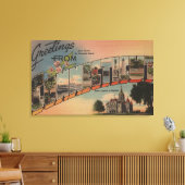 ConnecticutLarge Letter ScenesConnecticut Canvas Afdruk (Insitu (Woonkamer))