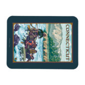 ConnecticutRiver Rafting Scene Magneet (Horizontaal)