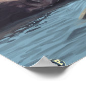 ConnecticutSea Lions Scene Poster (Hoek)