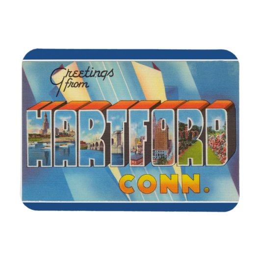 Connecticutt, Hartford Magnet (Horizontal)