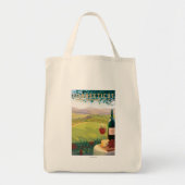 ConnecticutWine Country Scene Tote Bag (Voorkant)