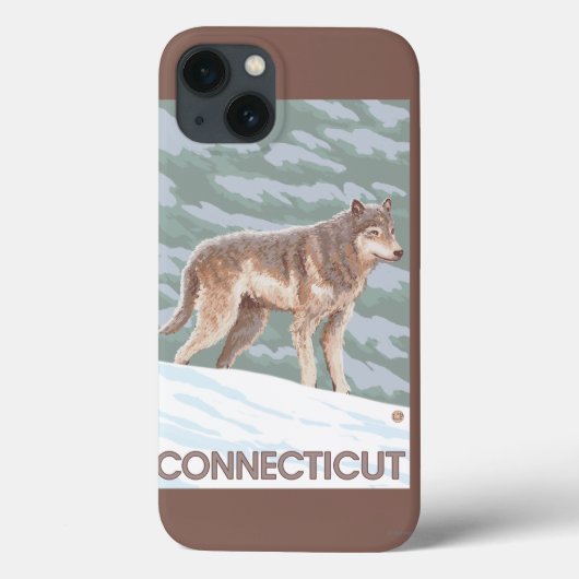 ConnecticutWolf Scene Case-Mate iPhone Case (Achterkant)