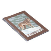 ConnecticutWolf Scene Notitieboek (Rechterzijde)