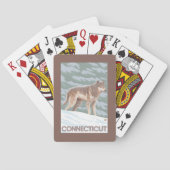 ConnecticutWolf Scene Pokerkaarten (Achterkant)