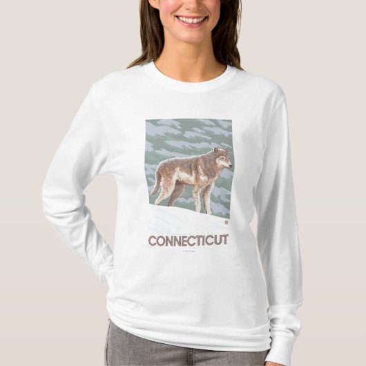 ConnecticutWolf Scene T-shirt (Voorkant)