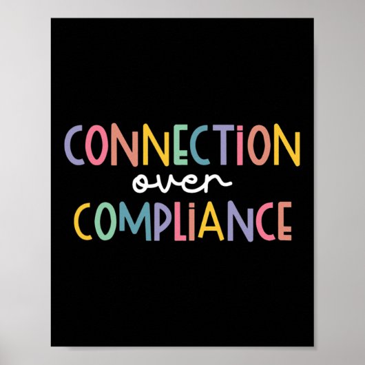 Connection Over Compliance Awareness Month Poster (Voorkant)